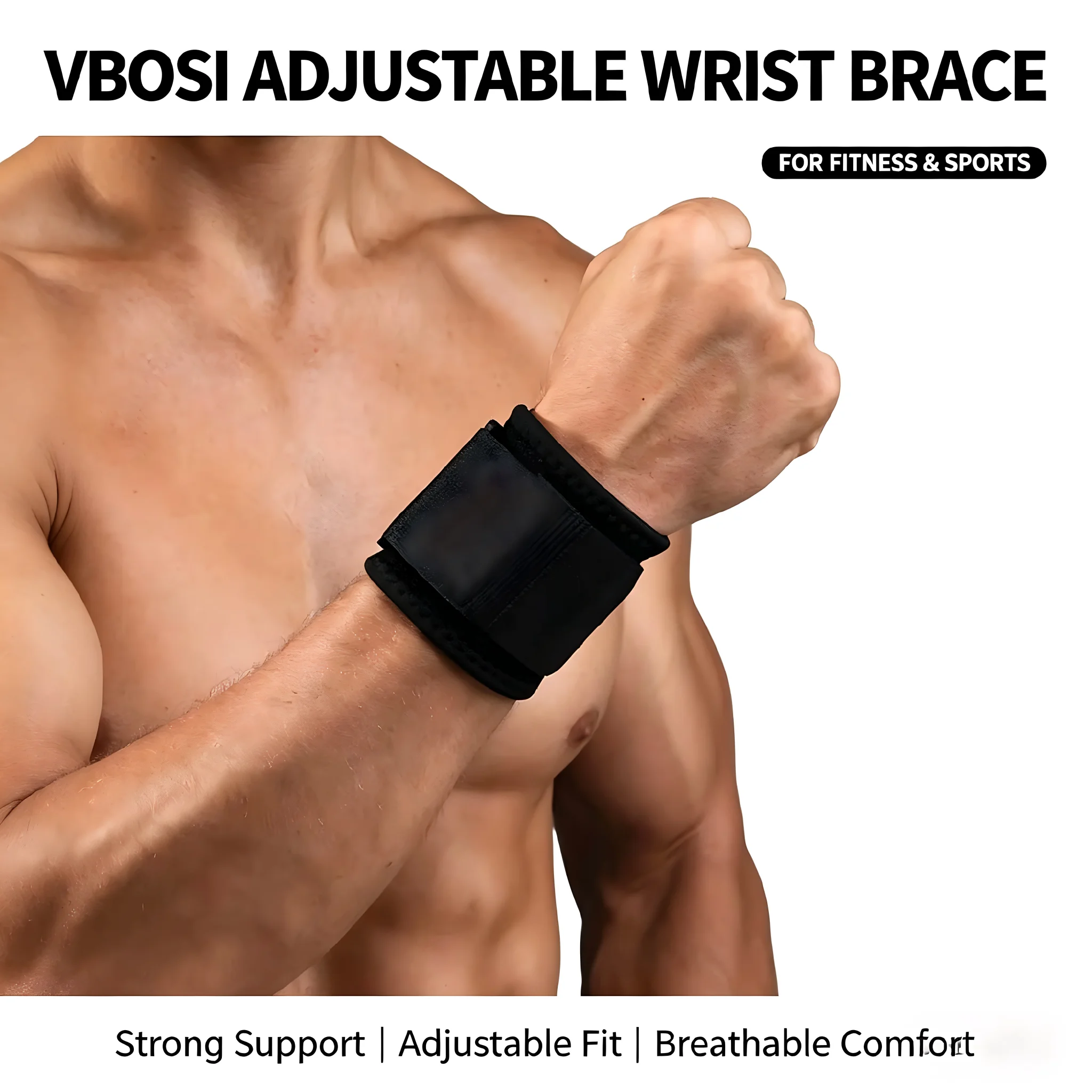 Wrist Wrap Support - Fasce da Polso Professionali Traspiranti per