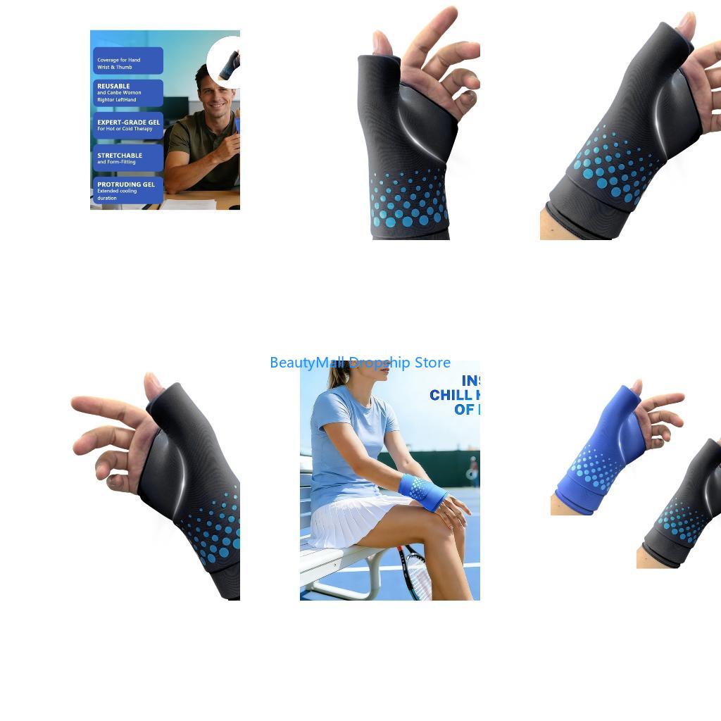 Wrist Wrap Support - Cuscinetto in gel caldo freddo riutilizzabile