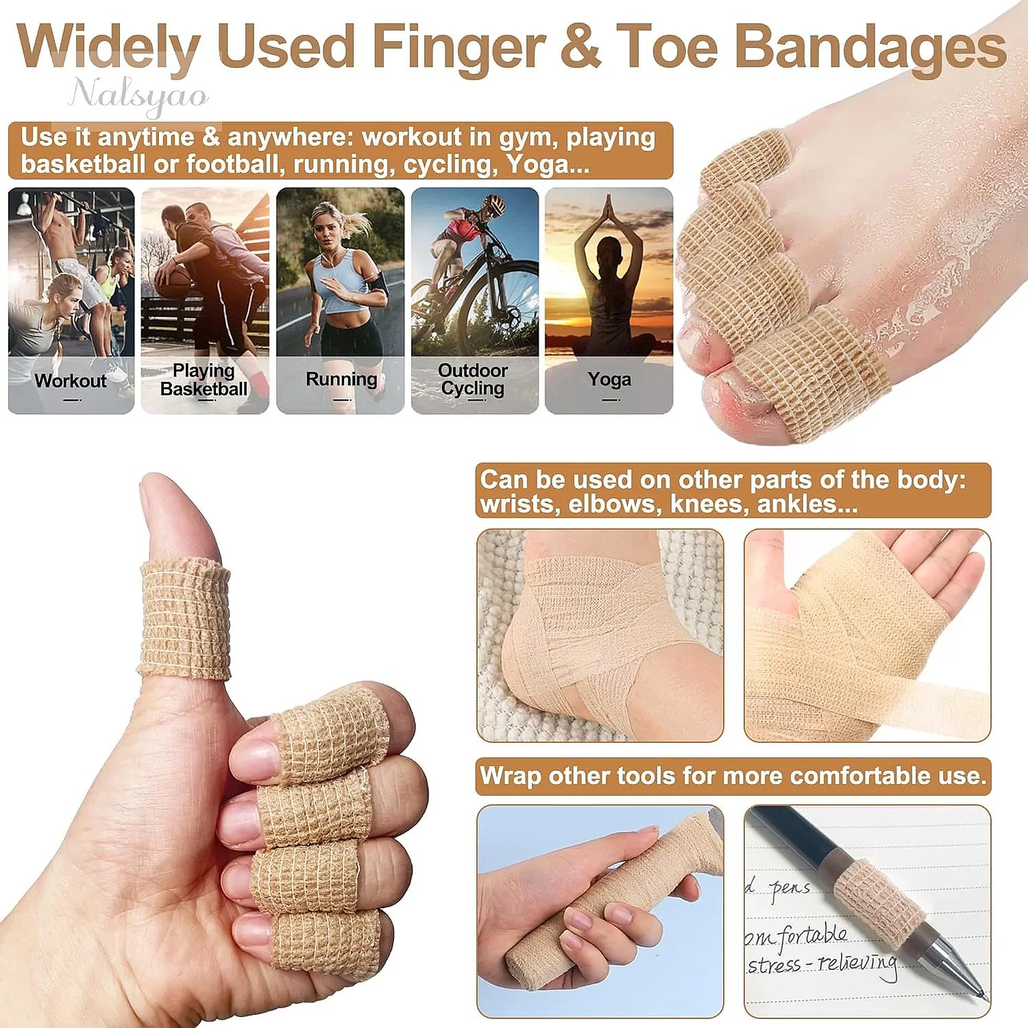 Benda Elastica Autoadesiva per - Wrist Wrap Support recensione e prezzo