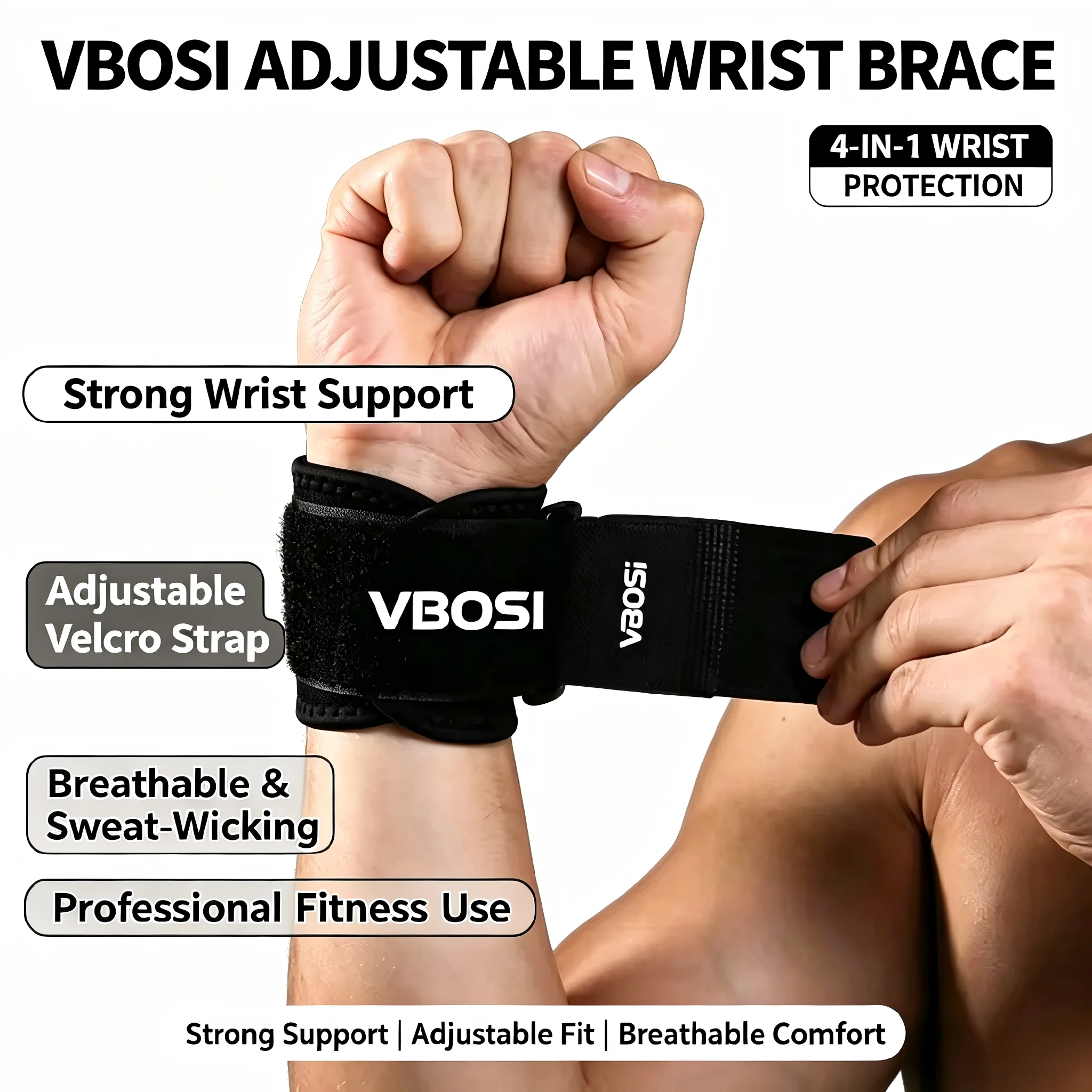 Fasce da Polso Professionali T - Wrist Wrap Support recensione e prezzo