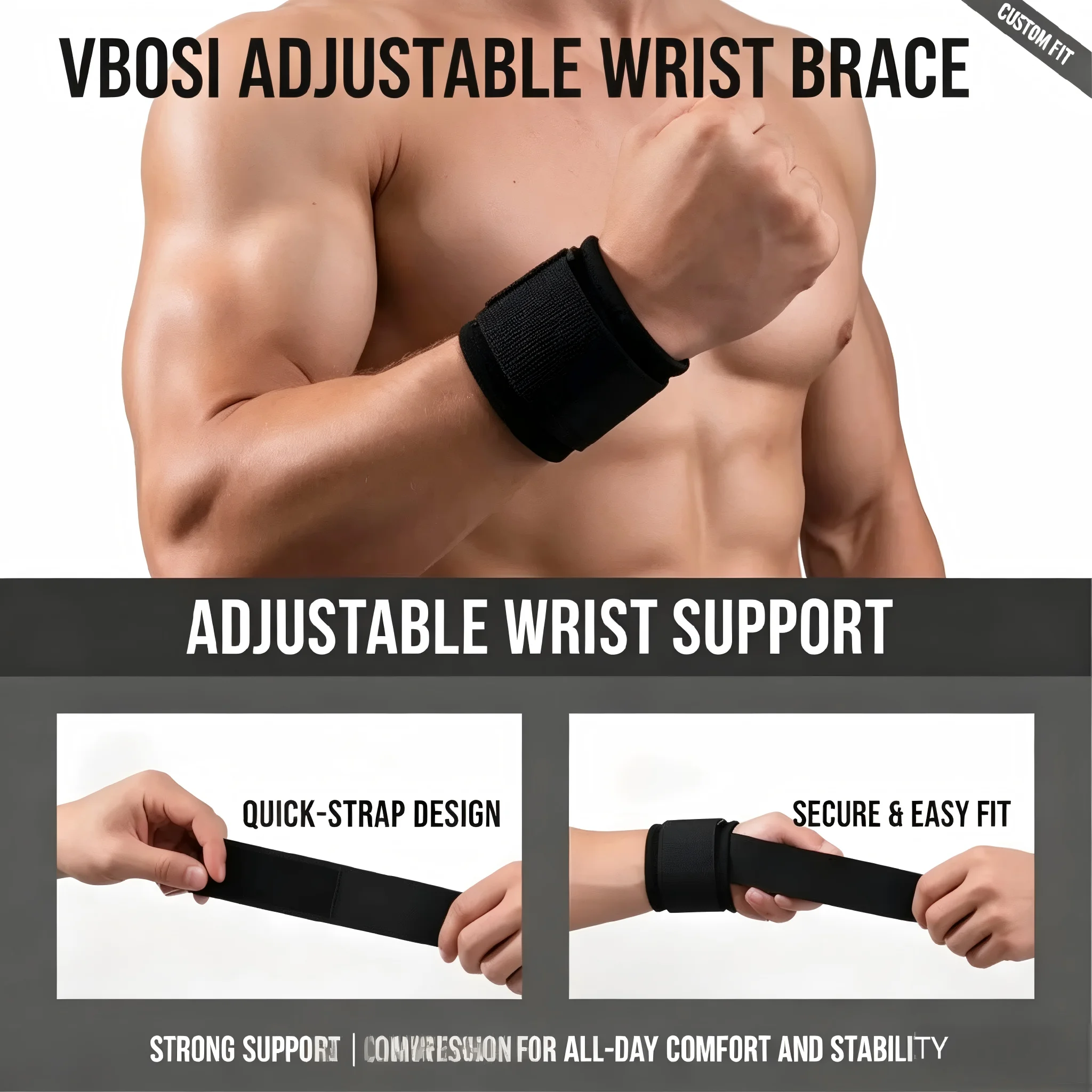 Fasce da Polso Professionali T - Wrist Wrap Support recensione e prezzo
